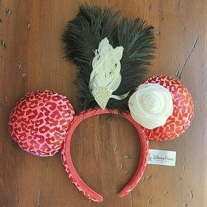Disneyland Minnie Pink Leopard Flapper Ears